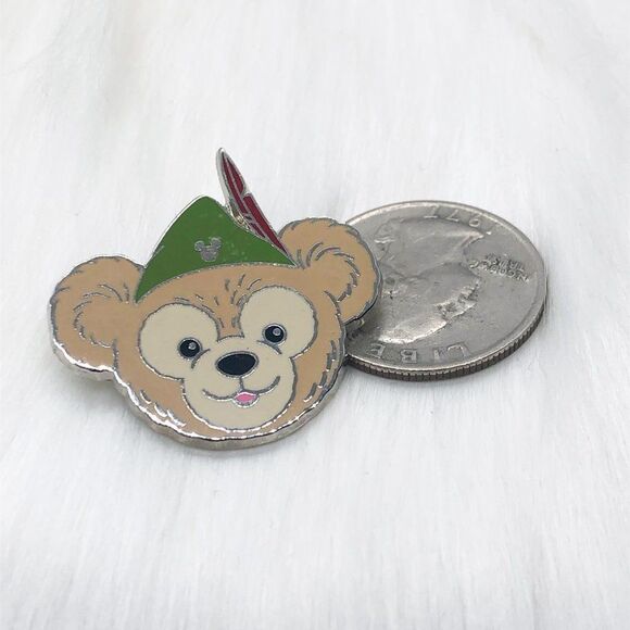 🔮 5/$25 Disney Duffy the Bear‎ Peter Pan Hat Pin - Picture 2 of 3